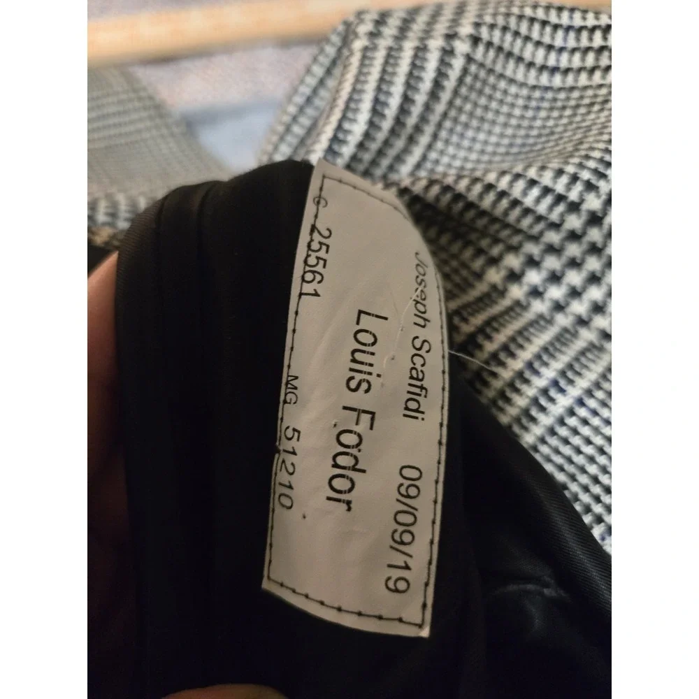 Custom Joseph Scafidi Cleveland Bespoke Blazer Sport Coat Glen Plaid Wool Read